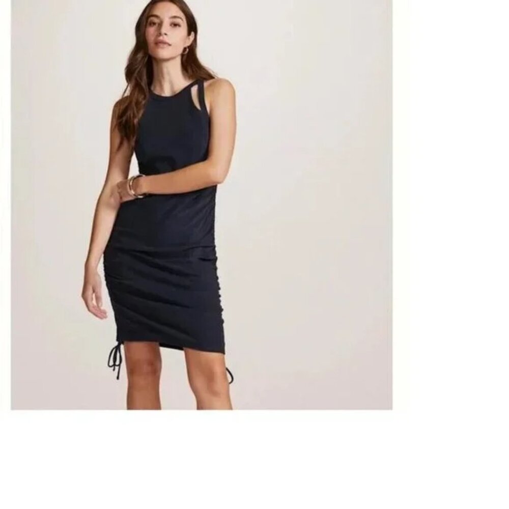 043 Daily Practice by Anthropologie Mini Dress Navy NWOT/Size Large